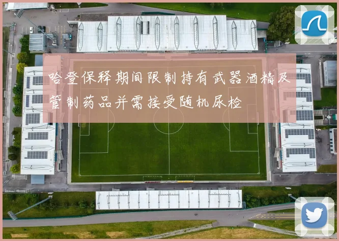 哈登保释期间限制持有武器酒精及管制药品并需接受随机尿检